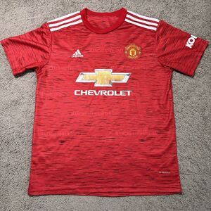 Adidas Manchester United Red Soccer Jersey Mens Medium 2020/21 Home Kit
